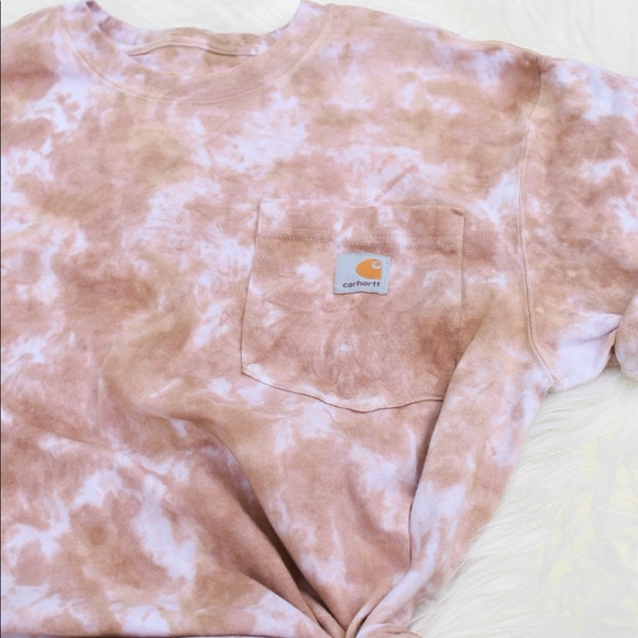 Carhartt Tie Dye T-Shirt (Fawn) - Picture 2 of 3